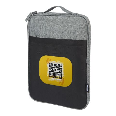 Reclaim 14&quot; GRS recycled two-tone laptop sleeve 2.5L Standard | Solid black-Heather grey | No Branding | not available | not available | not available