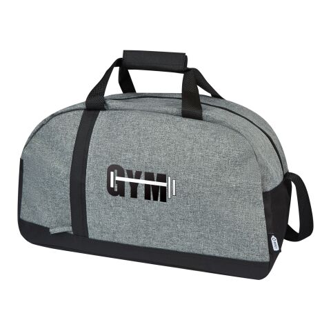 Reclaim GRS recycled two-tone sport duffel bag 21L Standard | Solid black-Heather grey | No Branding | not available | not available