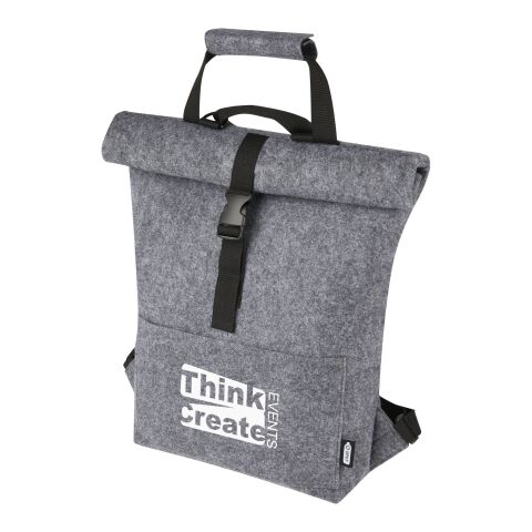 Felta GRS recycled felt roll-top bike bag 13L 