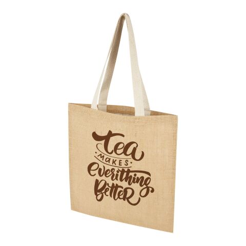 Juta 300 g/m² jute tote bag 7L Standard | Natural-White | No Branding | not available | not available