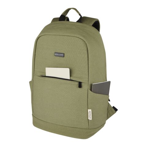 Joey 15.6&quot; GRS recycled canvas anti-theft laptop backpack 18L
