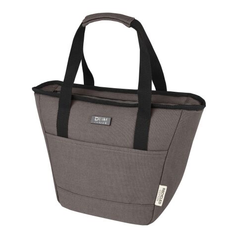 Joey 9-can GRS recycled canvas lunch cooler bag 6L Standard | Grey | No Branding | not available | not available