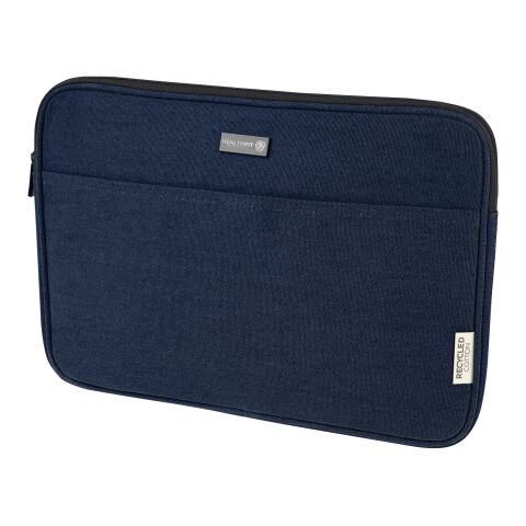Joey 14&quot; GRS recycled canvas laptop sleeve 2L Standard | Navy | No Branding | not available | not available
