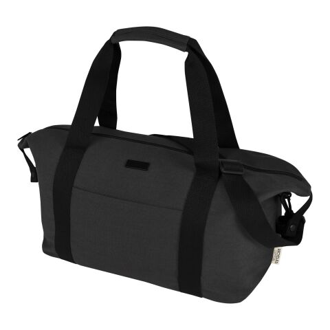 Joey GRS recycled canvas sports duffel bag 25L Standard | Solid black | No Branding | not available | not available