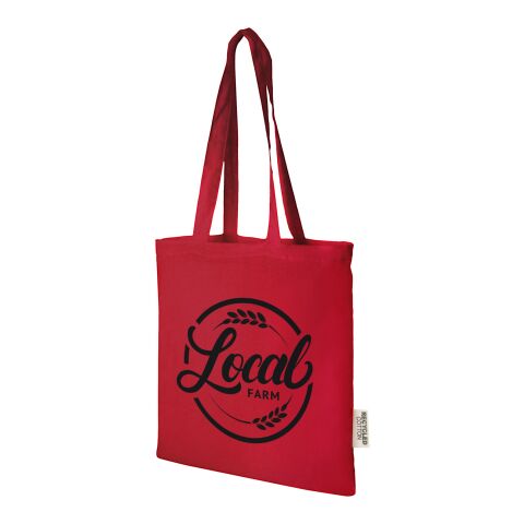 Madras recycled cotton tote bag 140 g/m²