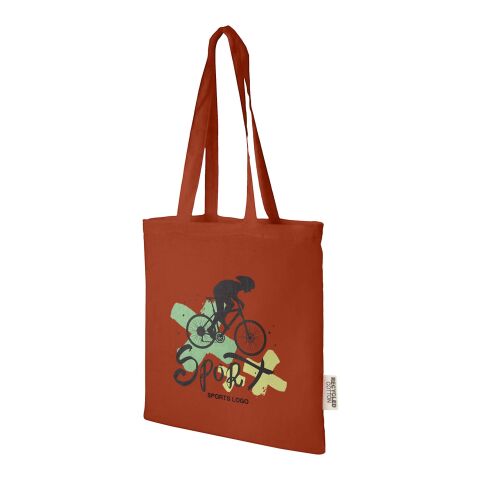 Madras recycled cotton tote bag 140 g/m²
