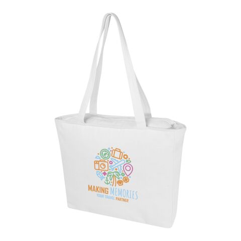 Weekender 400 g/m² recycled tote bag Standard | White | No Branding | not available | not available | not available