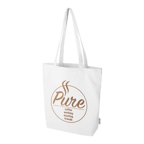 Florida 270 g/m² GRS recycled tote bag 10L Standard | White | No Branding | not available | not available | not available