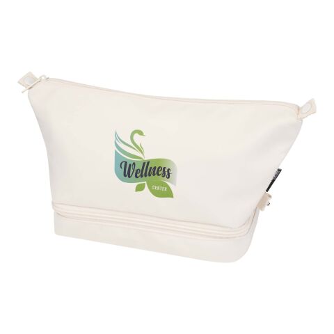 Trip Aware™ recycled travel toiletry bag 6L Standard | Off white | No Branding | not available | not available | not available
