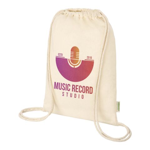 Odisha 100 g/m² OCS organic drawstring bag 5L