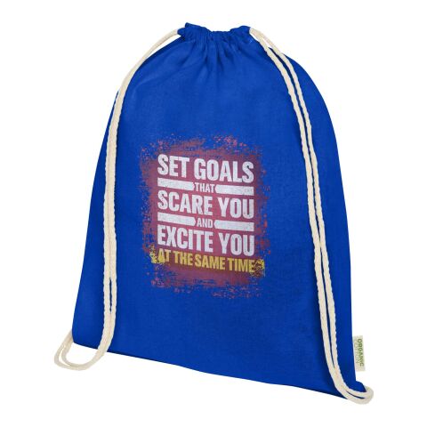 Odisha 140 g/m² OCS organic drawstring bag 5L 