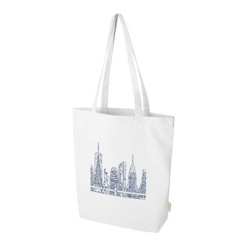 Odisha 180 g/m² OCS organic wide bottom tote bag 11L  Standard | White | No Branding | not available | not available | not available