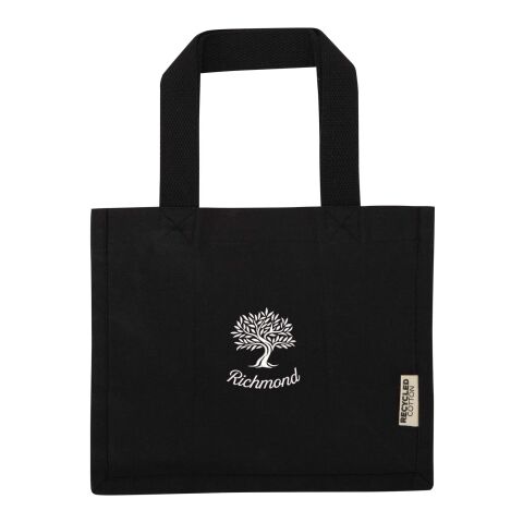 Odessa 220 g/m² GRS recycled cotton mini gusset tote bag 9L