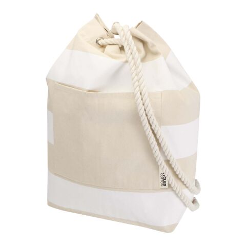 Florida 270 g/m² GRS recycled sailor duffel bag 15L White