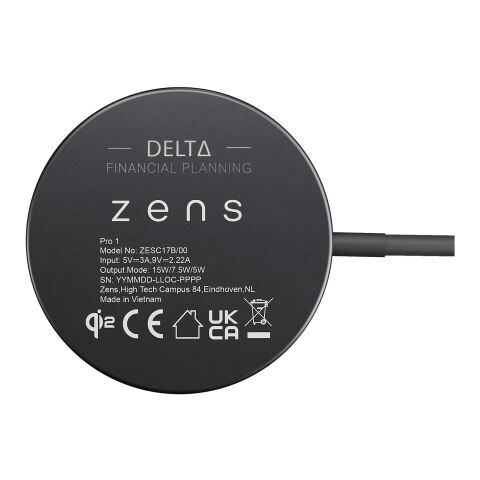 Zens Pro 1 15W wireless charger Standard | Solid black | No Branding | not available | not available