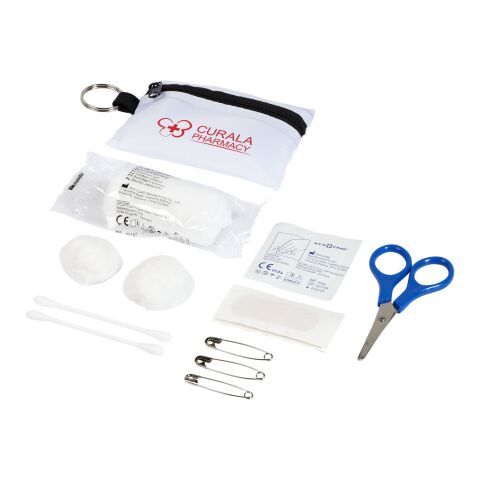 Valdemar 16-piece first aid keyring pouch Standard | White | No Branding | not available | not available
