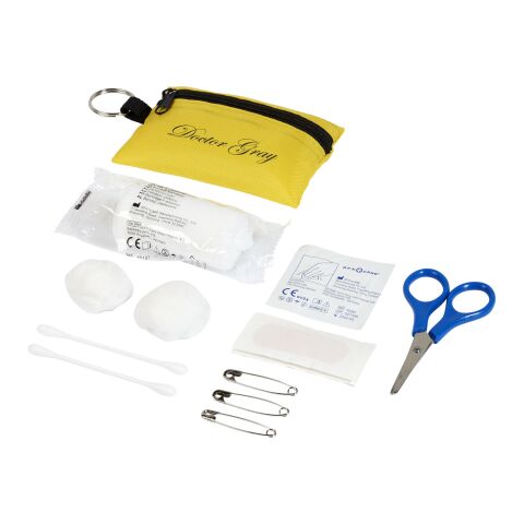 Valdemar 16-piece first aid keyring pouch Standard | Yellow | No Branding | not available | not available
