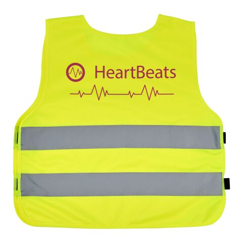 Marie XS safety vest with hook&amp;loop for kids age 7-12 Standard | Neon yellow | No Branding | not available | not available