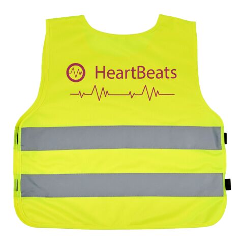 Marie XS safety vest with hook&amp;loop for kids age 7-12 Standard | Neon yellow | No Branding | not available | not available | not available