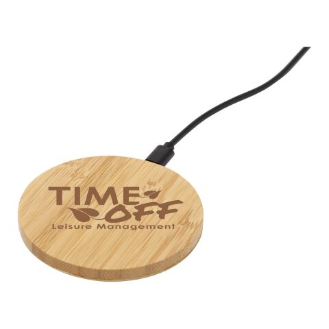 Essence bamboo wireless charging pad Standard | Natural | No Branding | not available | not available