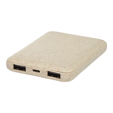 Asama 5000 mAh wheat straw power bank Standard | Beige | No Branding | not available | not available