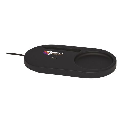 Klip 5W wireless charging desk organizer Standard | Solid black | No Branding | not available | not available
