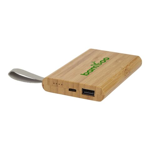 Tulda 5000 mAh bamboo power bank Standard | Natural | No Branding | not available | not available