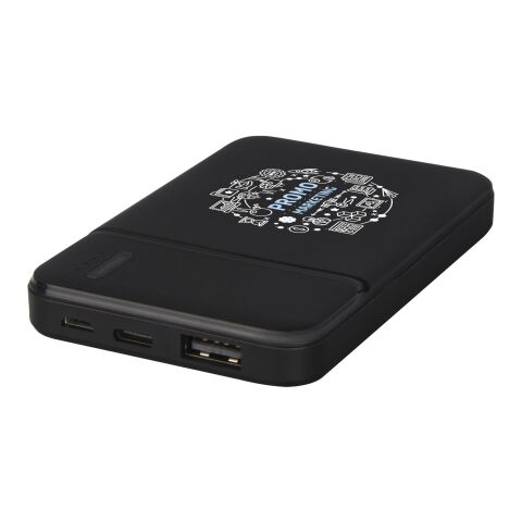 Loop 5000mAh recycled plastic power bank Standard | Solid black | No Branding | not available | not available