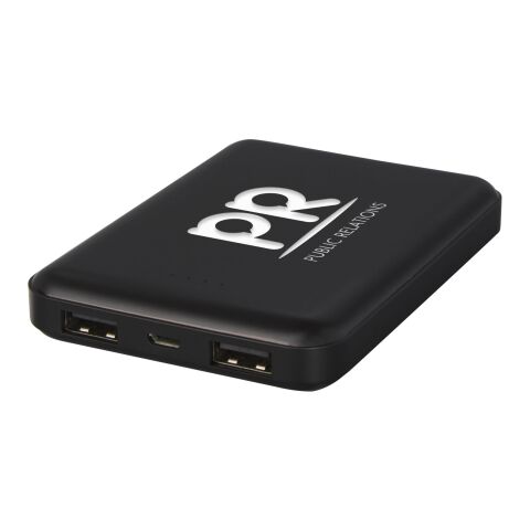 Gleam 5000 mAh ultra slim light-up power bank Standard | Solid black | No Branding | not available | not available