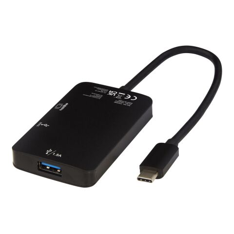 ADAPT aluminum Type-C multimedia adapter (USB-A/Type-C/HDMI) Standard | Black | No Branding | not available | not available