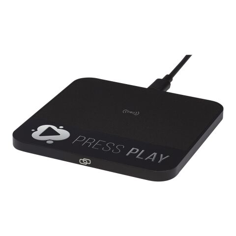 Hybrid 15W premium wireless charging pad Standard | Solid black | No Branding | not available | not available