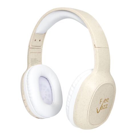 Riff wheat straw Bluetooth headphones with microphone Standard | Beige | No Branding | not available | not available