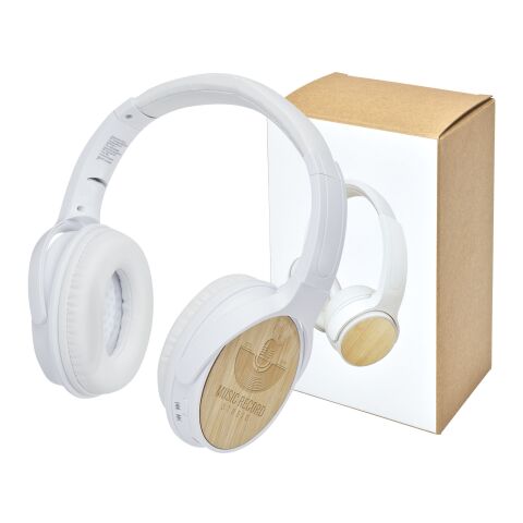 Athos bamboo Bluetooth headphones with microphone Standard | Beige | No Branding | not available | not available