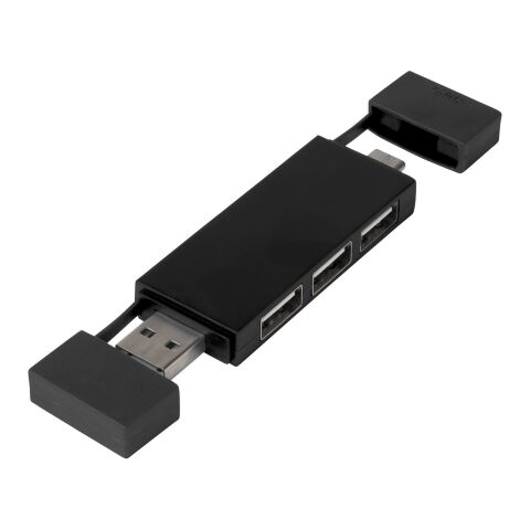 Mulan dual USB 2.0 hub Standard | Black | No Branding | not available | not available