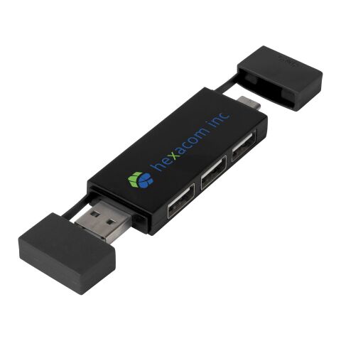 Mulan dual USB 2.0 hub Standard | Black | No Branding | not available | not available