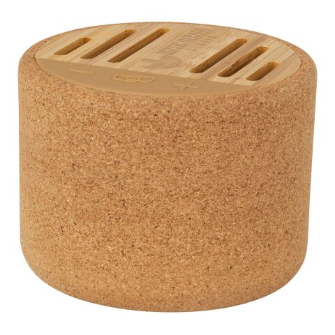 Cerris 5W cork Bluetooth® speaker Standard | Natural | No Branding | not available | not available