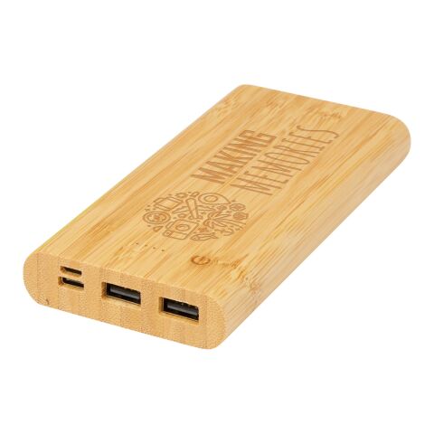 Tulda 10.000 mAh bamboo power bank Standard | Natural | No Branding | not available | not available