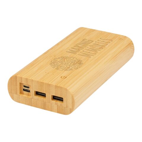 Tulda 20.000 mAh bamboo power bank Standard | Natural | No Branding | not available | not available