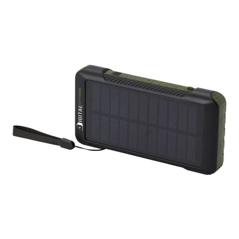 Soldy 10.000 mAh RCS recycled plastic solar dynamo power bank