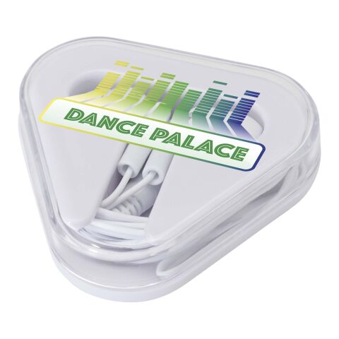 Rebel earbuds with recycled plastic storage box