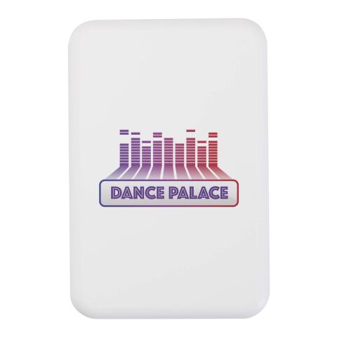Acrab 5000 mAh 15W magnetic wireless power bank with 20W PD - made from recycled plastic Standard | White | No Branding | not available | not available