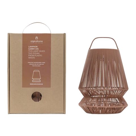 Originalhome Lampion recycled portable lampshade Brick red | No Branding