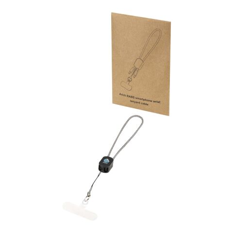 Arich RCS recycled wrist lanyard with built-in 20W Type-C charging cable
