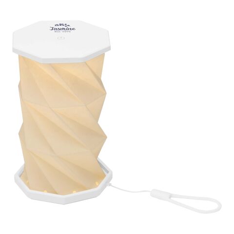 Celestia foldable recycled plastic table lamp White