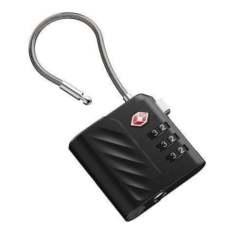 Xtorm Lock Tag TSA combination lock with location tracker Black