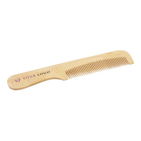 Heby bamboo comb with handle Standard | Natural | No Branding | not available | not available