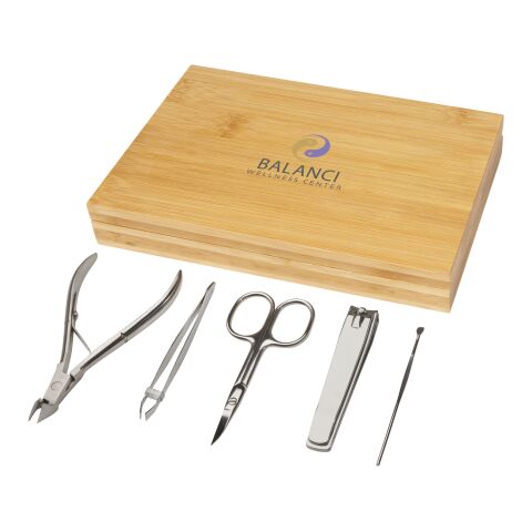 Ladia 5-piece bamboo manicure set Standard | Natural | No Branding | not available | not available