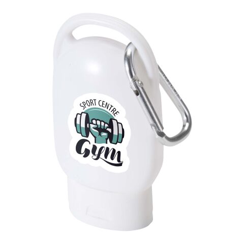 Rosie SPF 30 suncream with carabiner Standard | White | No Branding | not available | not available