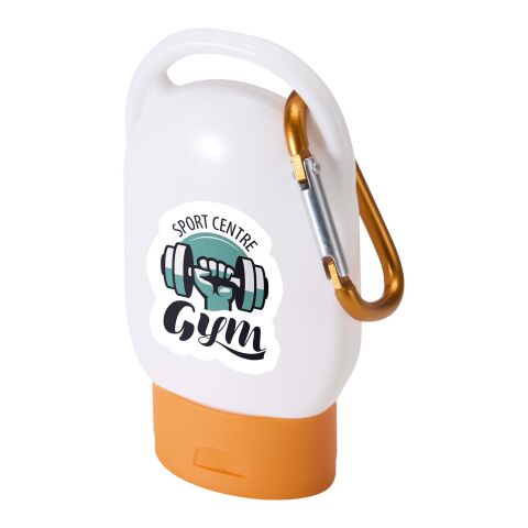 Rosie SPF 30 suncream with carabiner Standard | Orange | No Branding | not available | not available
