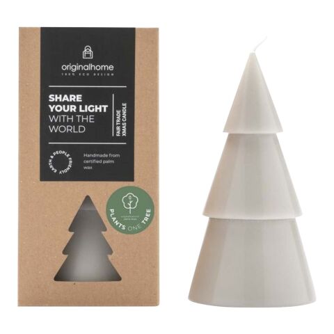 Orginal Home Xmas tree candle matcha - L Light grey | No Branding